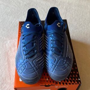 Charly Kids Blue Soccer Cleats - Youth Athletic Shoes